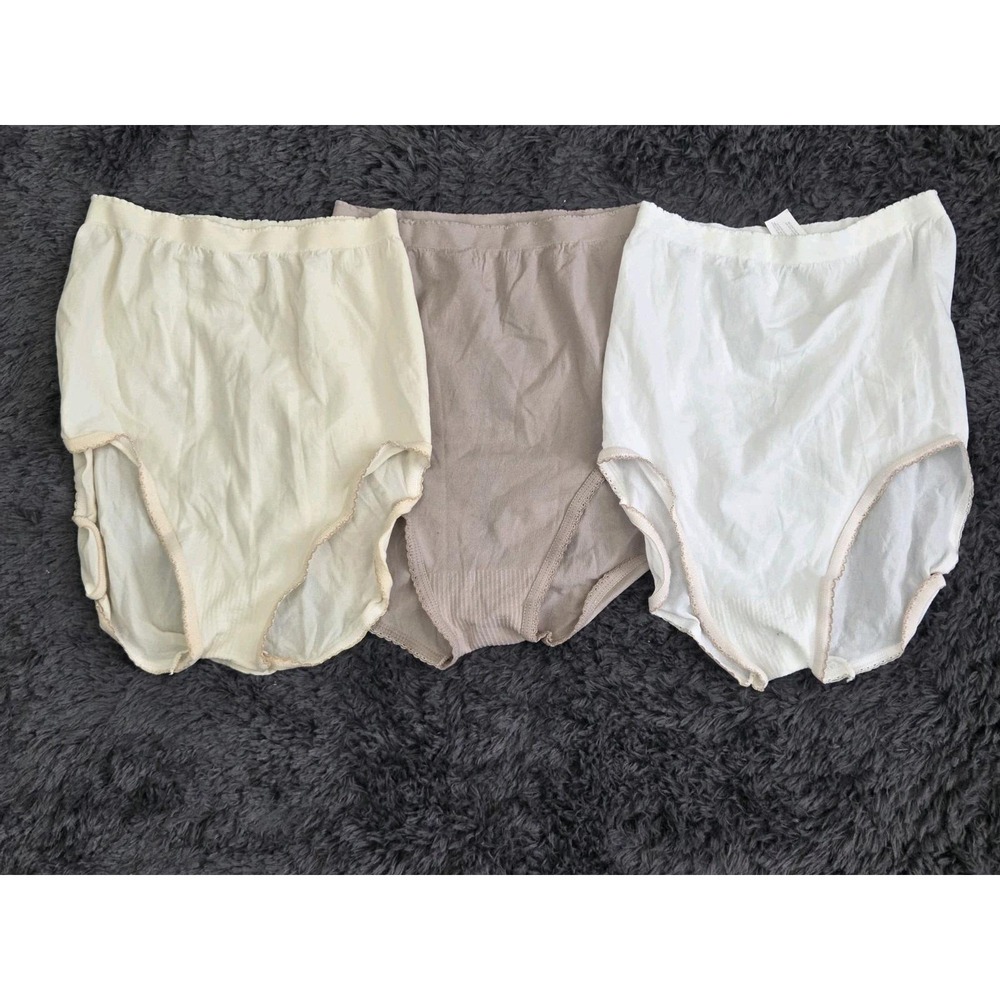 Vintage Adonna Panties Granny Ruffle Nylon Cotton Girlie Feminine Size Small